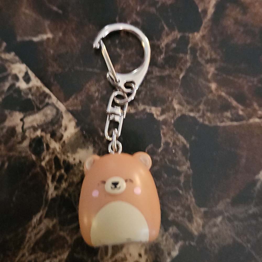 🍓3 For $10🍓 Omar The Bear Squish A Long Keychain (HANDMADE)